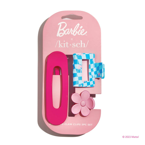 *Barbie x Kitsch Assorted Claw Clip Set