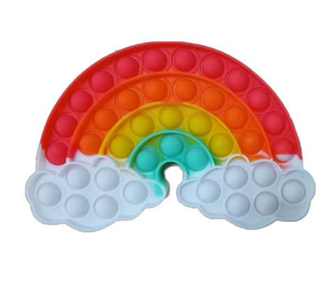 Poptastic Poppers: Rainbow Glow in the Dark Pop Fidget Toy - This Little Piggy