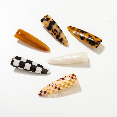 Céleste Hair Clip | Vintage Printed Hair Clips (2.5 inch)