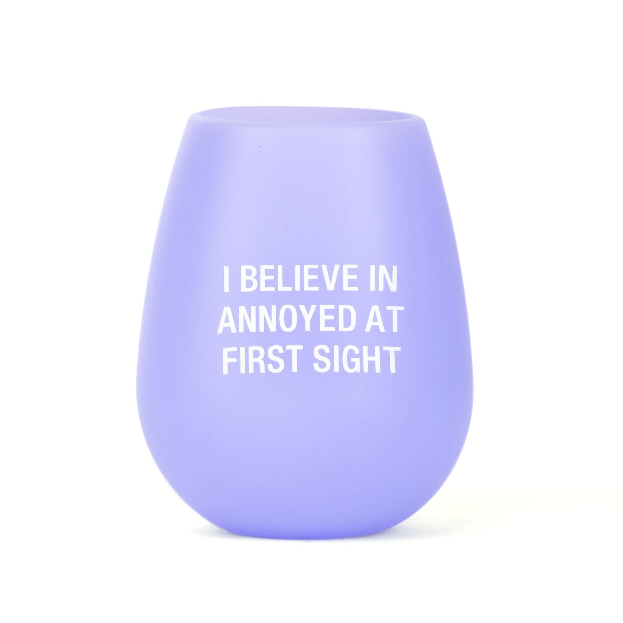 Annoyed Stemless Silicone Wine Glass