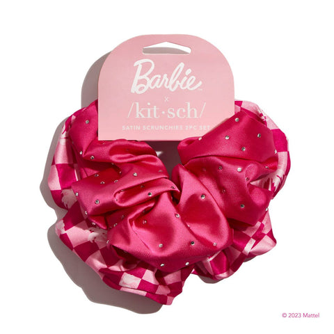 *Barbie x Kitsch Satin Brunch Scrunchies