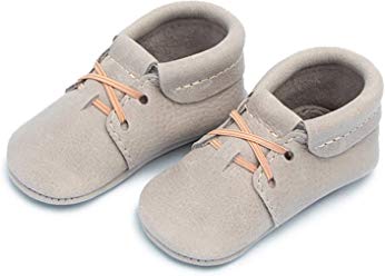 FRESHLY PICKED | MOCCASINS - GRAY OXFORD - This Little Piggy