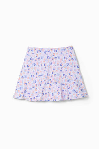 Leopard Active 2-in-1 Skirt – Brilliant White