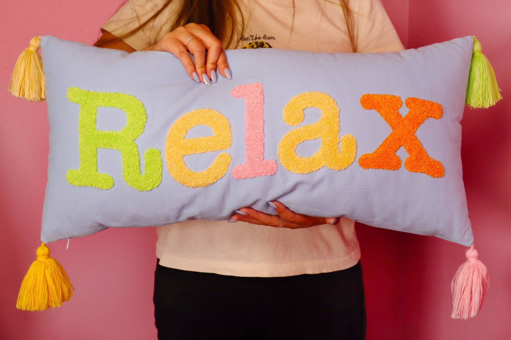*Long Hook Pillow - Relax