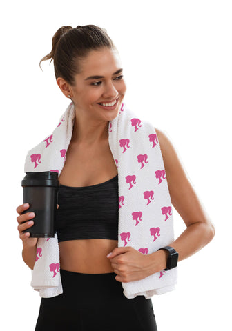 Barbie- Sports Towel- Profile Barbie