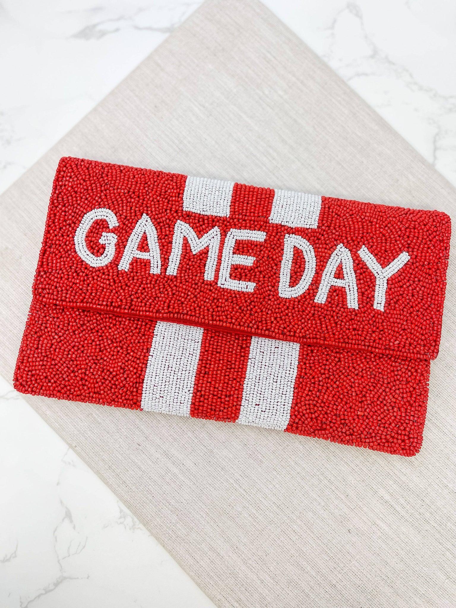 *'Game Day' Beaded Clutch & Convertible Crossbody