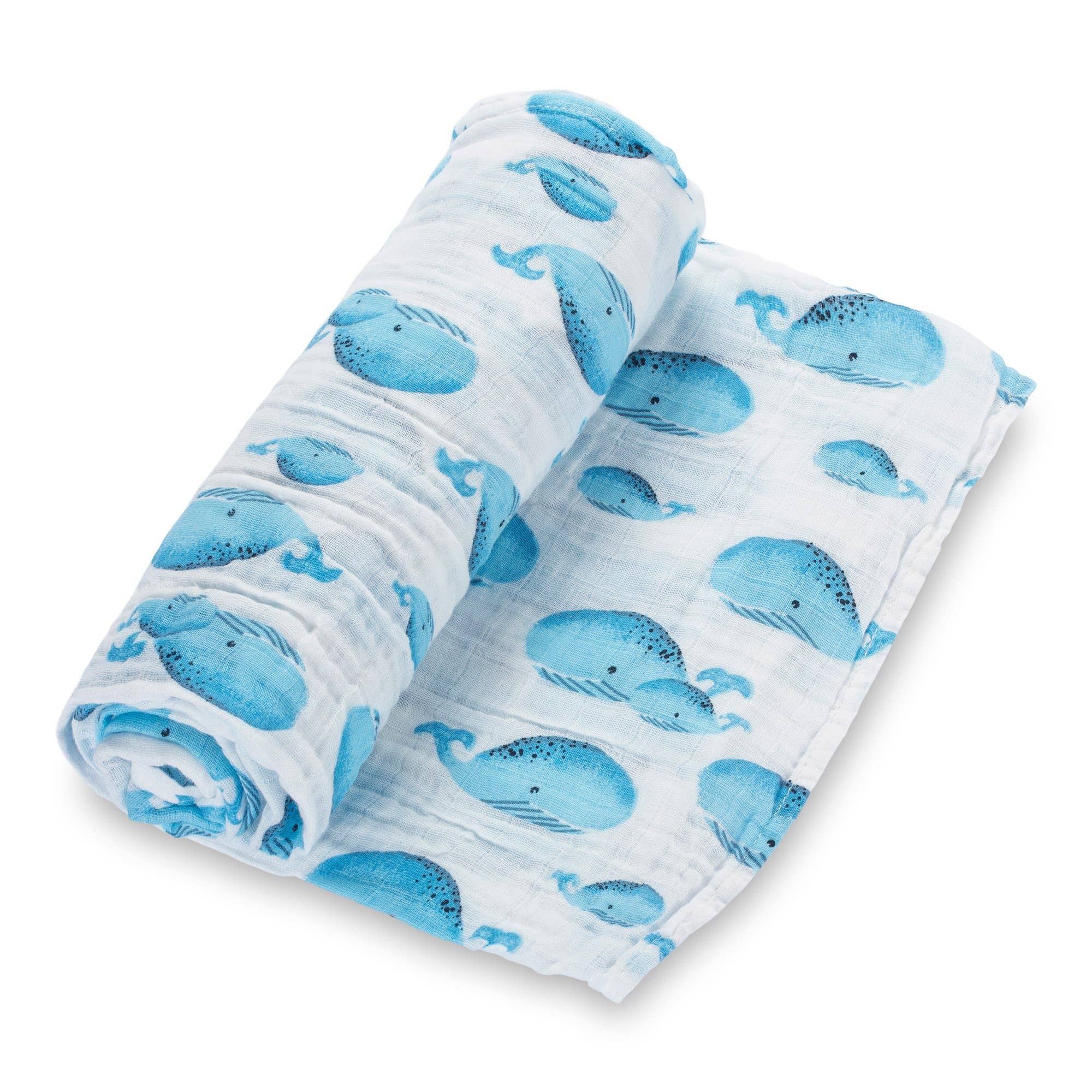 *Whale, Whale, Whale Baby Swaddle Blanket