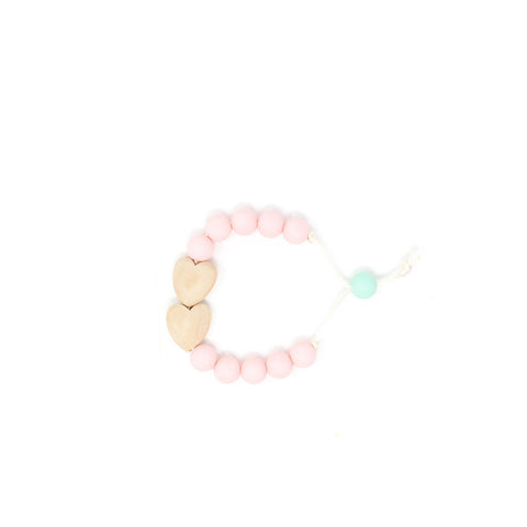 Hearts Hearts Hearts Tension Bracelet - Baby's Breath - This Little Piggy