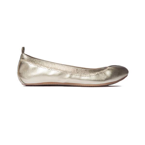 *Miss Samara Gold Metallic Ballet Flat