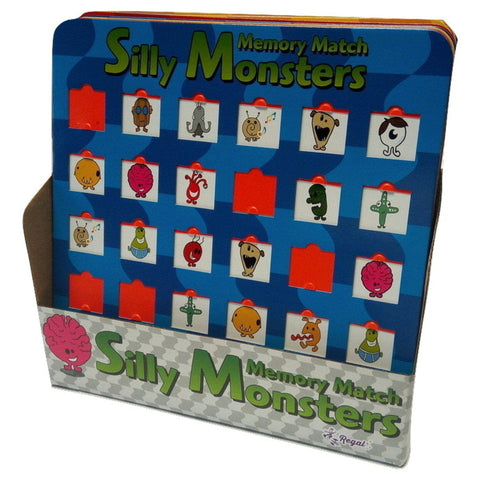 *Silly Monster Match Memory Travel Game 12 card PDQ