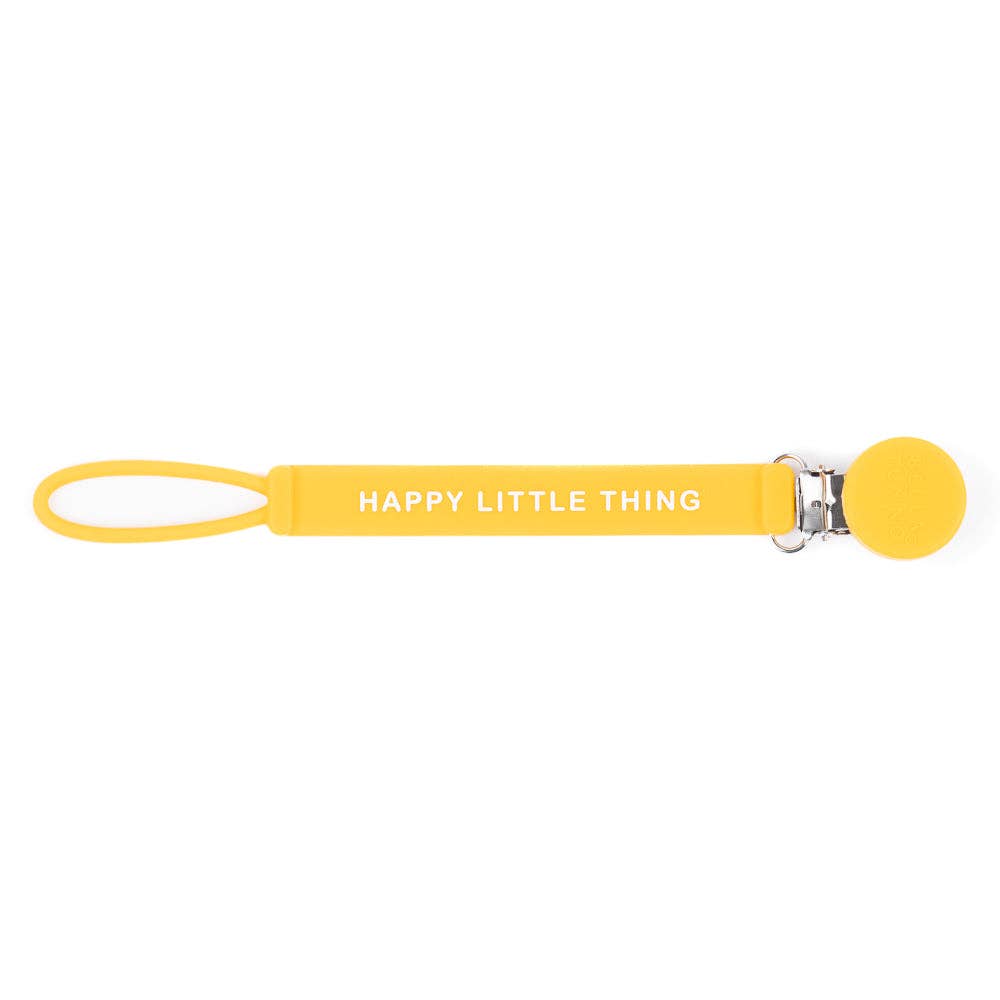 •Happy Little Thing Pacifier Clip•