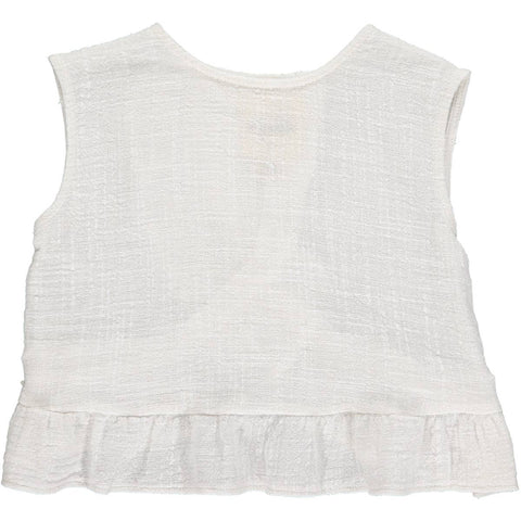 aria top in white - This Little Piggy