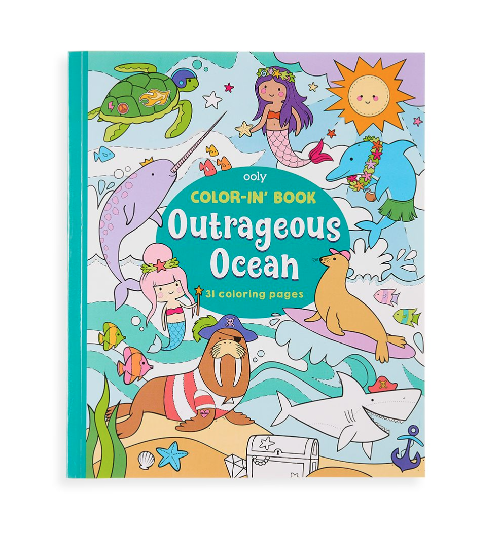 *Outrageous Ocean Color-in' Book