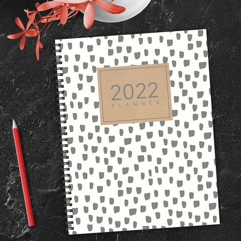 Spots of Dots Large Weekly Monthly Planner + Coordinating Planning Stickers
