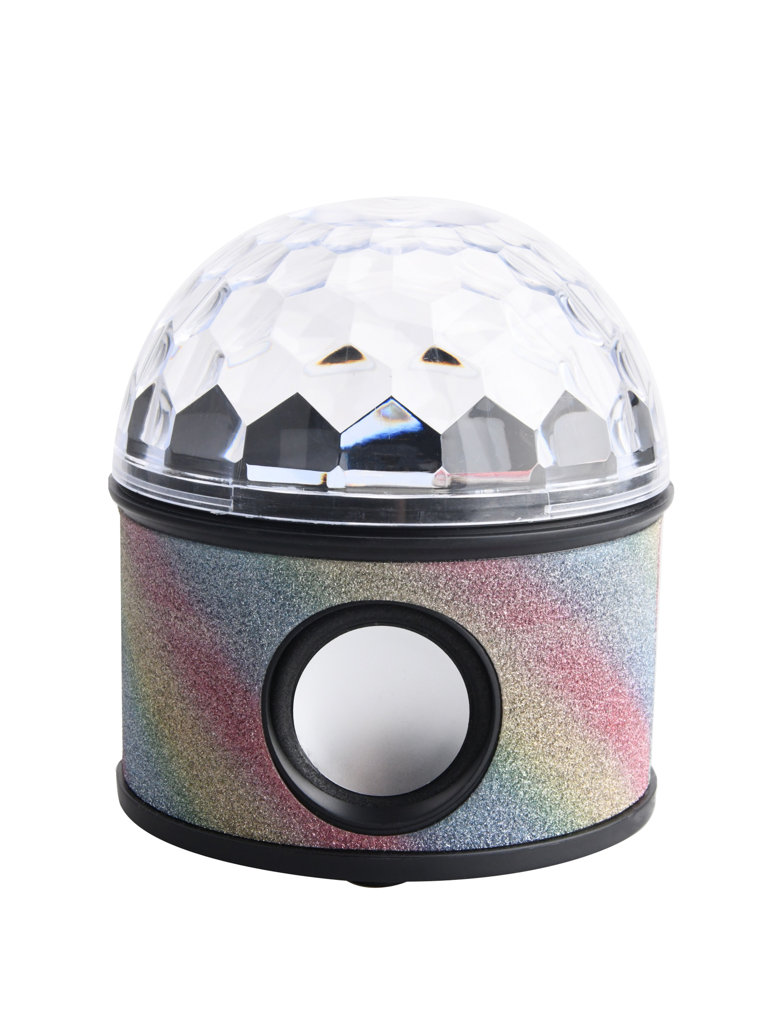 Funlight  Bluetooth Stereo Speaker Rainbow Gllitter