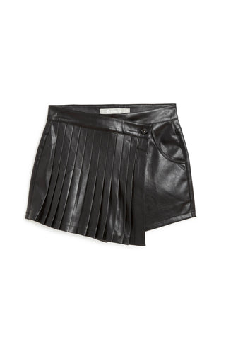 Tractr Jeans Girls Over Flap Pleated Skort