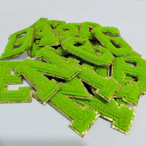 Chenille Letter Patches - This Little Piggy