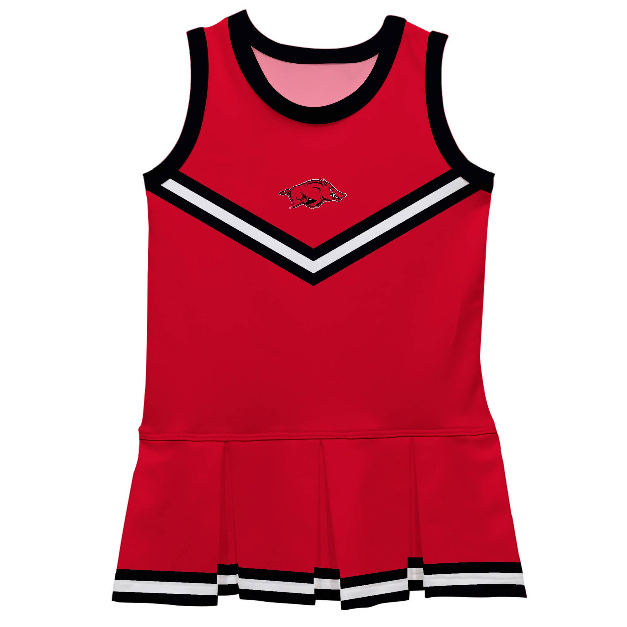 Arkansas Razorbacks Red Sleeveless Cheerleader Dress