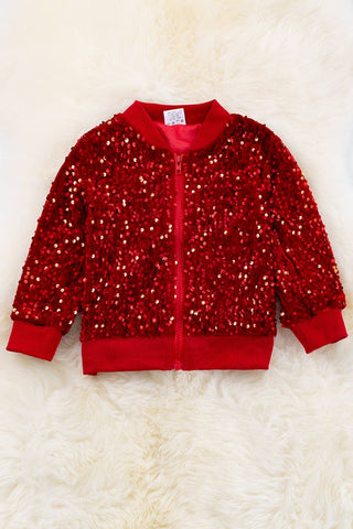 Red velvet Jacket skirt for Girls l Winter Wear Collection for Girls –  Picco Ricco