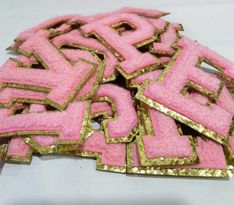Chenille Letter Patches - This Little Piggy