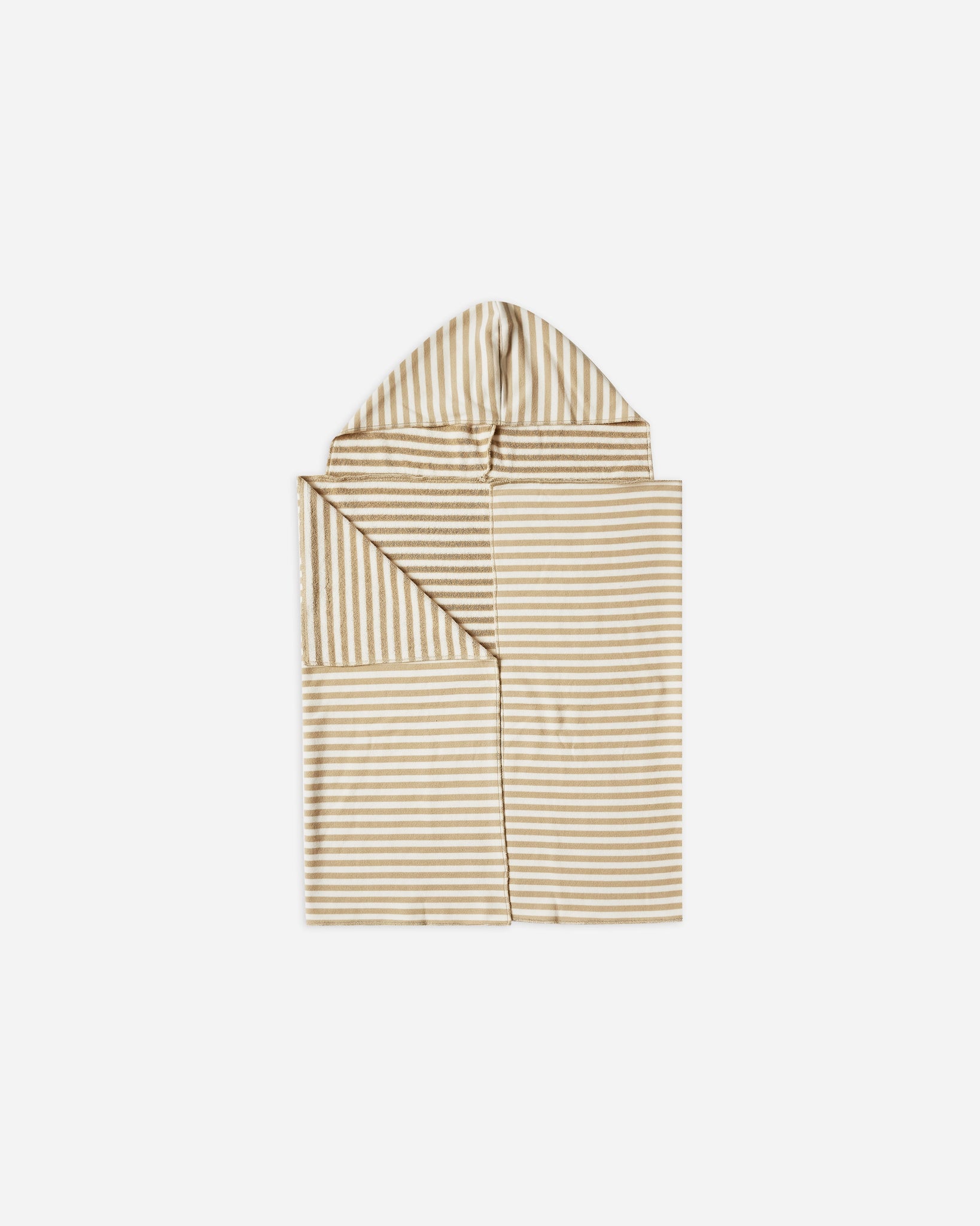 Rylee & Cru - Hooded Towel | Almond Stripe