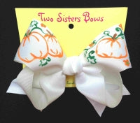 Two Sisters Painted Bows