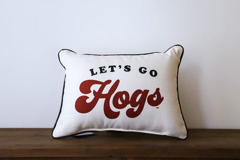 Let's Go Hogs Pillow